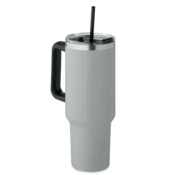 Gift Campaign Bicchiere termico in acciaio inox riciclato con tappo e cannuccia 1.2l></noscript> Bicchieri Termici Personalizzati