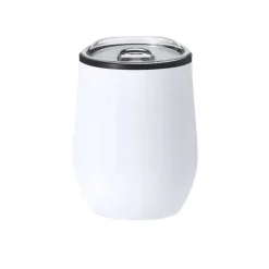 Gift Campaign Bicchiere termico in acciaio inox con coperchio trasparente 330 ml><noscript><img width=