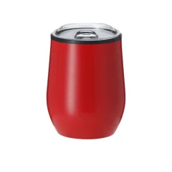 Gift Campaign Bicchiere termico in acciaio inox con coperchio trasparente 330 ml><noscript><img width=