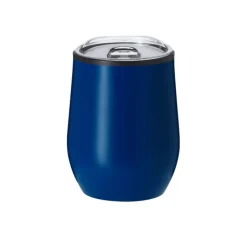 Gift Campaign Bicchiere termico in acciaio inox con coperchio trasparente 330 ml><noscript><img width=