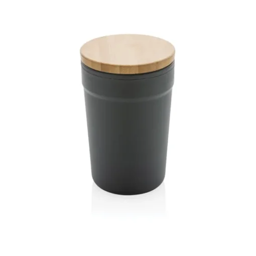 Gift Campaign Bicchiere termico in PP riciclato certificato e bambù 300ml EcoBrew> Gadget Ecologici|Bicchieri Termici Personalizzati