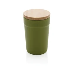 Gift Campaign Bicchiere termico in PP riciclato certificato e bambù 300ml EcoBrew></noscript> Gadget Ecologici|Bicchieri Termici Personalizzati