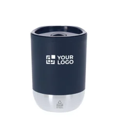 Gift Campaign Bicchiere termico in PP riciclato e base in acciaio con tappo 290ml><noscript><img width=