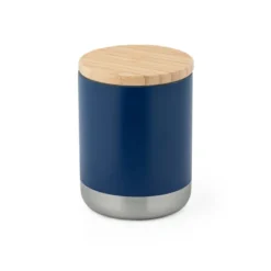 Gift Campaign Bicchiere termico piccolo in acciaio con tappo in bambù 370ml Scandi></noscript> Bicchieri Termici Personalizzati