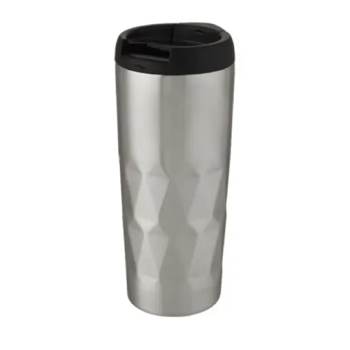 Gift Campaign Bicchiere termico take away con design geometrico 450ml Prism> Bicchieri Termici Personalizzati