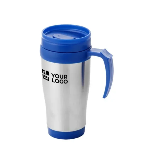 Gift Campaign Bicchiere termico take away con manico colorato 400ml Barista> Bicchieri Termici Personalizzati
