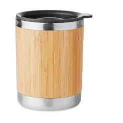 Gift Campaign Bicchieri da viaggio personalizzati in acciaio e bambù 250ml Sweden> Gadget Ecologici|Bicchieri Termici Personalizzati