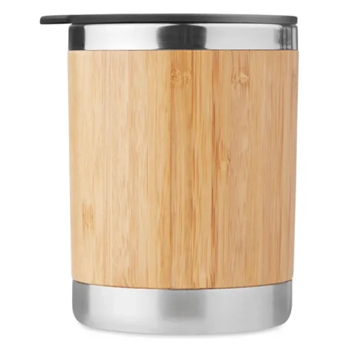 Gift Campaign Bicchieri da viaggio personalizzati in acciaio e bambù 250ml Sweden> Gadget Ecologici|Bicchieri Termici Personalizzati