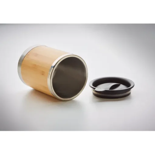Gift Campaign Bicchieri da viaggio personalizzati in acciaio e bambù 250ml Sweden> Gadget Ecologici|Bicchieri Termici Personalizzati