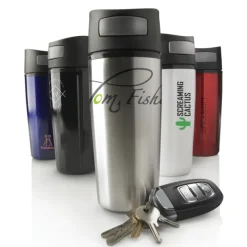 Gift Campaign Bicchieri d'asporto con tappo anti goccia a bottone 300ml Original> Bicchieri Termici Personalizzati