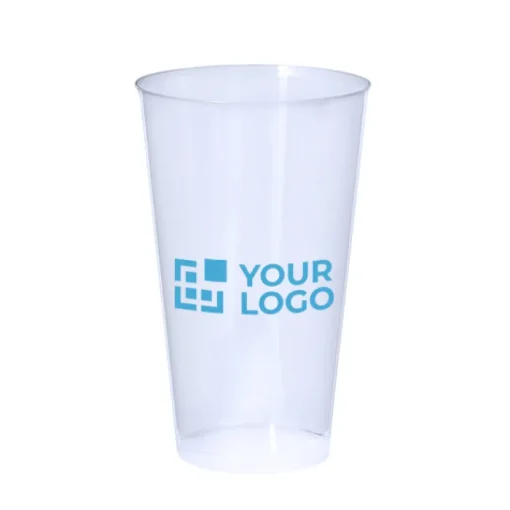 Gift Campaign Bicchieri di plastica personalizzati traslucidi da 450 ml> Bicchieri Di Plastica Personalizzati