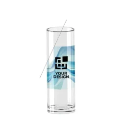 Gift Campaign Bicchieri personalizzati riutilizzabili in SMMA 230ml Large></noscript> Bicchieri Di Plastica Personalizzati