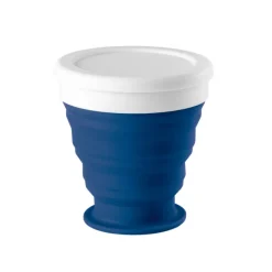 Gift Campaign Bicchieri promozionali pieghevoli con tappo bianco Colors 250 ml> Bicchieri Di Plastica Personalizzati