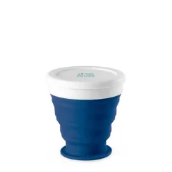 Gift Campaign Bicchieri promozionali pieghevoli con tappo bianco Colors 250 ml><noscript><img width=