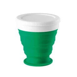 Gift Campaign Bicchieri promozionali pieghevoli con tappo bianco Colors 250 ml><noscript><img width=