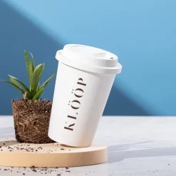 Gift Campaign Bicchieri take away compost tappo dosatore 450ml Takeaway Safe> Bicchieri Take Away