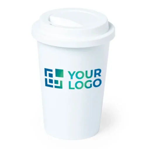 Gift Campaign Bicchieri take away compost tappo dosatore 450ml Takeaway Safe> Bicchieri Take Away