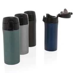 Gift Campaign Bicchieri termici a doppia parete con apertura a bottone 300ml Hot&Cold> Bicchieri Termici Personalizzati
