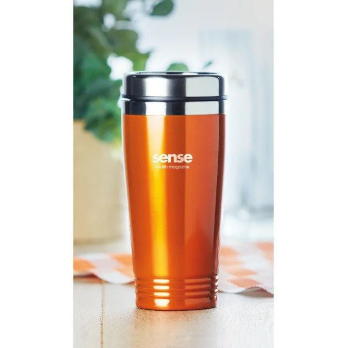 Gift Campaign Bicchieri termici colorati personalizzati in acciaio 450 ml Alu Color> Bicchieri Termici Personalizzati