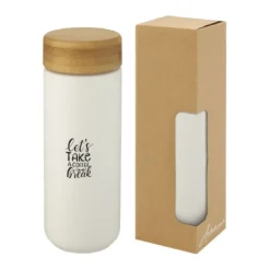 Gift Campaign Bicchieri termici personalizzati in ceramica con tappo in bambù 300ml></noscript> Bicchieri Termici Personalizzati