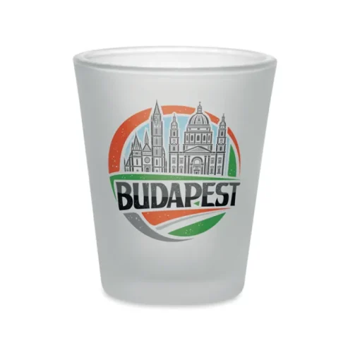 Gift Campaign Bicchierino da shot personalizzabile in vetro borosilicato da 44 ml> Bicchieri Di Vetro Personalizzati