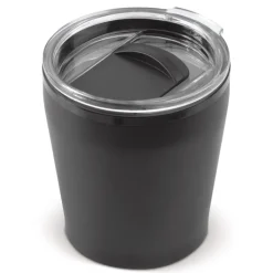 Gift Campaign Bicchierino da viaggio in acciaio con tappo a vite in plastica 180ml> Bicchieri Termici Personalizzati|Bicchieri Take Away