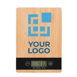 Gift Campaign Bilancia da cucina con logo aziendale dalla forma rettangolare Natura></noscript> Altri Utensili Da Cucina