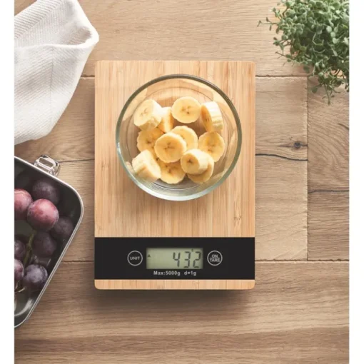 Gift Campaign Bilancia da cucina con logo aziendale dalla forma rettangolare Natura> Altri Utensili Da Cucina