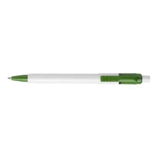 Gift Campaign Biro in ABS a scatto brandizzata con inchiostro blu Stilolinea Baron> Penne Di Plastica