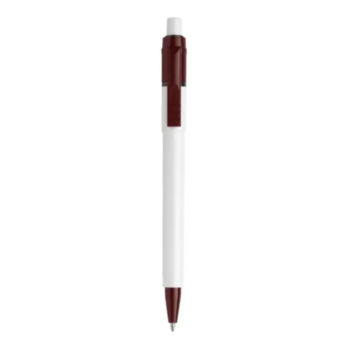 Gift Campaign Biro in ABS a scatto brandizzata con inchiostro blu Stilolinea Baron> Penne Di Plastica