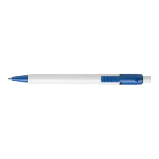Gift Campaign Biro in ABS a scatto brandizzata con inchiostro blu Stilolinea Baron> Penne Di Plastica