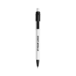 Gift Campaign Biro in ABS a scatto brandizzata con inchiostro blu Stilolinea Baron></noscript> Penne Di Plastica