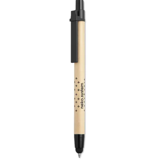 Gift Campaign Biro in cartone con punta touch inchiostro blu Ecologica Multifunzione> Gadget Ecologici|Penne Ecologiche