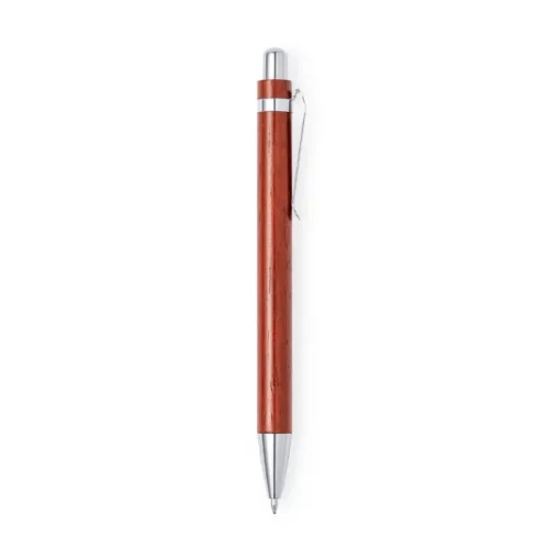 Gift Campaign Biro in con dettagli in metall inchiostro blu Pulse Wood> Penne Ecologiche