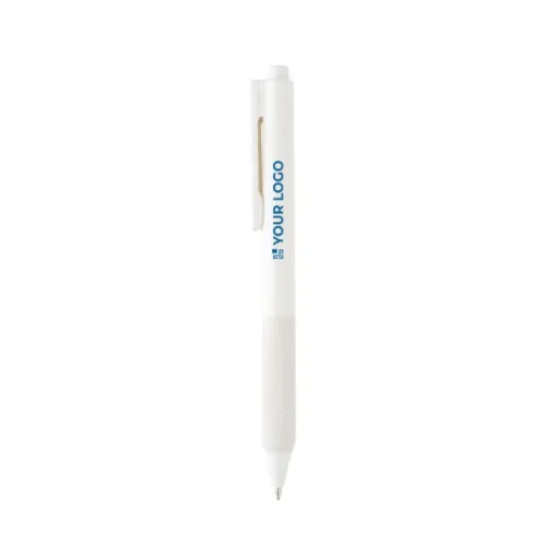 Gift Campaign Biro personalizzate con logo aziendale inchiostro blu Solid Minimalist> Penne Di Plastica