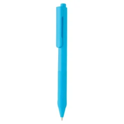 Gift Campaign Biro personalizzate con logo aziendale inchiostro blu Solid Minimalist></noscript> Penne Di Plastica