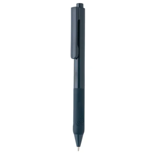 Gift Campaign Biro personalizzate con logo aziendale inchiostro blu Solid Minimalist> Penne Di Plastica