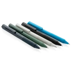 Gift Campaign Biro personalizzate con logo aziendale inchiostro blu Solid Minimalist></noscript> Penne Di Plastica