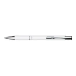 Gift Campaign Biro promozionale in alluminio corpo gommoso inchiostro blu Glober> Penne In Metallo