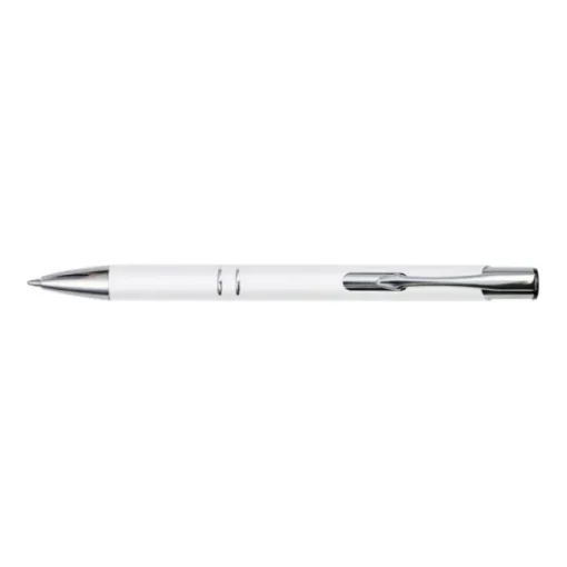 Gift Campaign Biro promozionale in alluminio corpo gommoso inchiostro blu Glober> Penne In Metallo