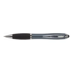 Gift Campaign Biro pubblicitario con impugnatura in gomma inchiostro nero Touch></noscript> Penne Di Plastica
