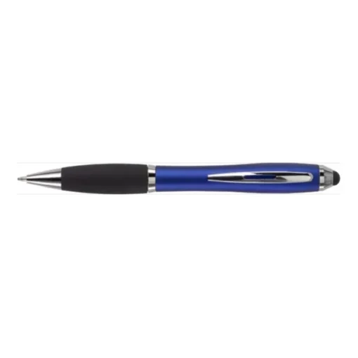 Gift Campaign Biro pubblicitario con impugnatura in gomma inchiostro nero Touch> Penne Di Plastica