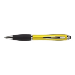 Gift Campaign Biro pubblicitario con impugnatura in gomma inchiostro nero Touch></noscript> Penne Di Plastica