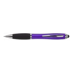 Gift Campaign Biro pubblicitario con impugnatura in gomma inchiostro nero Touch></noscript> Penne Di Plastica