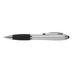 Gift Campaign Biro pubblicitario con impugnatura in gomma inchiostro nero Touch></noscript> Penne Di Plastica