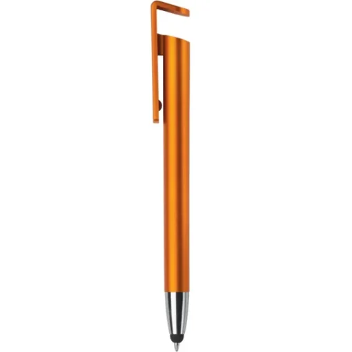 Gift Campaign Biro touchscreen in plastica con supporto per telefono inchiostro blu> Penne Touch|Penne Di Plastica