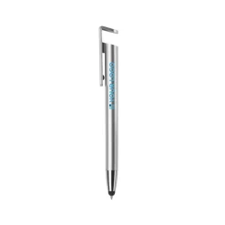 Gift Campaign Biro touchscreen in plastica con supporto per telefono inchiostro blu></noscript> Penne Touch|Penne Di Plastica