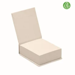 Gift Campaign Blocchetto memo quadrato copertina riga riciclata EcoMilk> Post-It E Memo