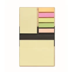 Gift Campaign Blocchi memo adesivi e segnapagine in copertina bambù Bamboo></noscript> Post-It E Memo