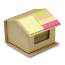 Gift Campaign Blocco memo a forma di casa con sticker segnapagina EcoHome> Post-It E Memo